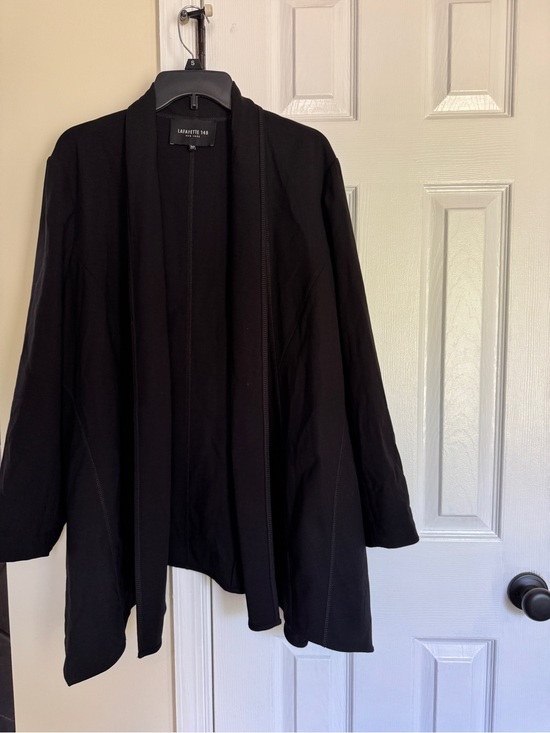 Lafayette 148 New York Jackets & Blazers - Lafayette 148 New York Black Casual Blazer Pockets women’s 16W Open Front EUC